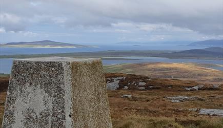North Uist: Beinn Mhor - looking over to Berneray