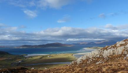 Harris: view of Seilebost from Hebridean Way