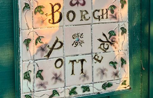 Borgh Pottery plaque