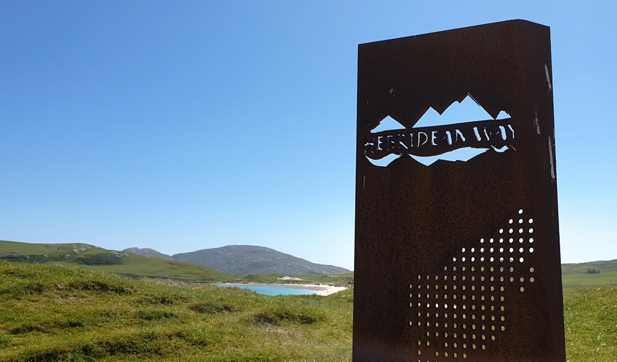 Start point of the Hebridean Way in Vatersay.