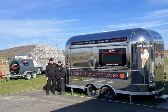 Lochmaddy Bay Prawns Food Trailer